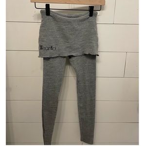 Grey Wear Moi warmup skirt/leggings combo